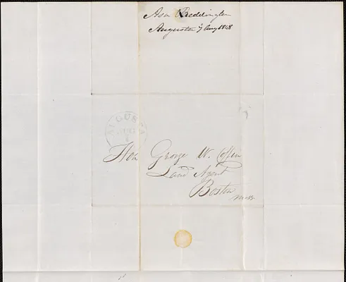 Asa Redington to George Coffin, 7 August 1848