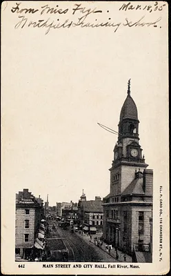 Main Street and City Hall, Fall River, Mass.