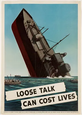 Loose talk can cost lives