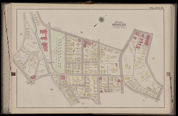 Atlas of the town of Brookline, Norfolk County, Massachusetts