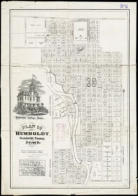 Plan of Humboldt, Humboldt County, Iowa