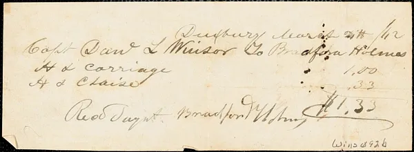 Miscellaneous household receipts