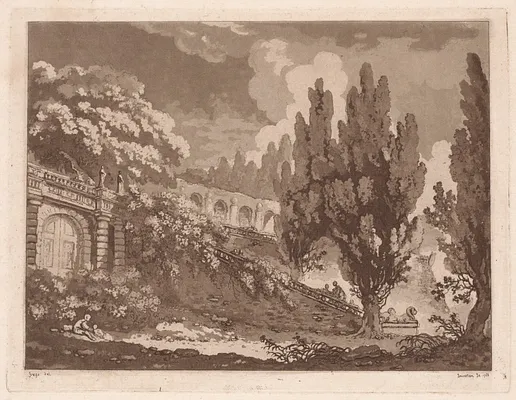 Stairs in an Italian Garden