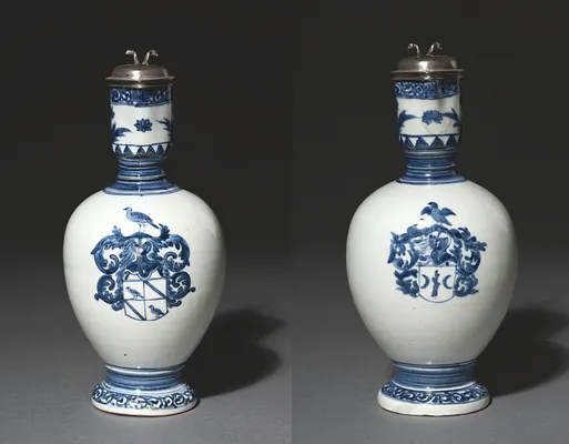 Pair of Jugs with Silver Mounts