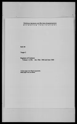 Registers of Contracts: Volume 1