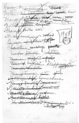 Christmas Gift List of Bess Wallace Truman