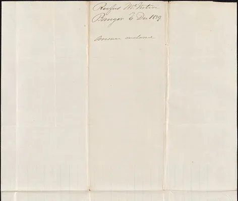 Rufus McIntire to George Coffin, 6 December 1839