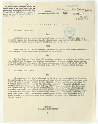 Memorandum, Daily Korean Bulletin