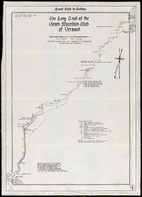 The Long Trail of the Green Mountain Club of Vermont