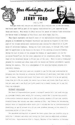 Ford Newsletter, July-Dec. 1956