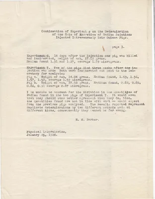 Report, January 25, 1926