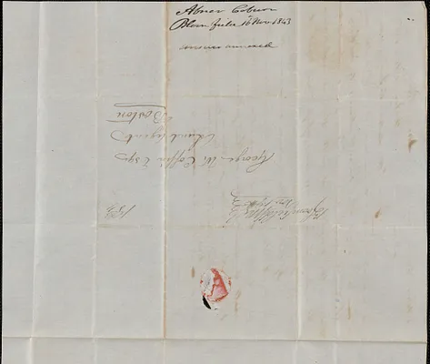 Abner Coburn to George Coffin, 16 November 1843