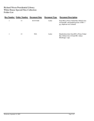 WHSF: Returned, 1-13