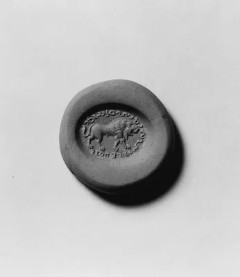 Stamp Seal with a Lion