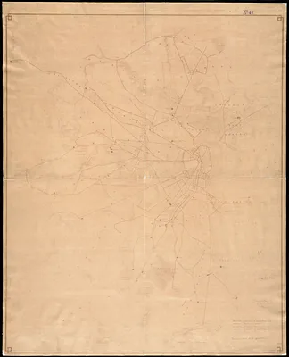[Map of Boston, showing surface lines, proposed elevated lines, connecting surface lines and route of subway