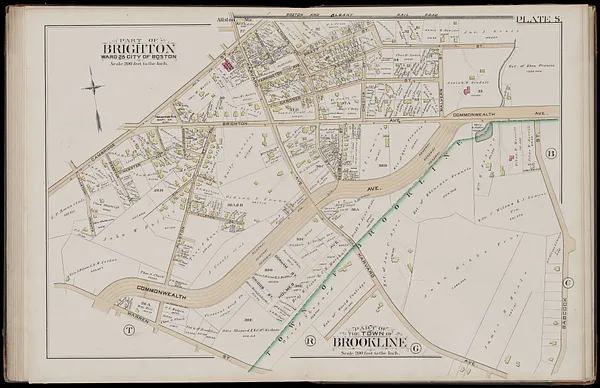 Atlas of the town of Brookline, Norfolk County, Massachusetts