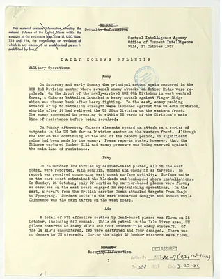 Memorandum, Daily Korean Bulletin