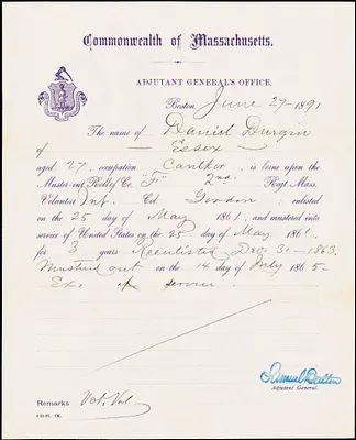 Proof of service for Daniel Durgin