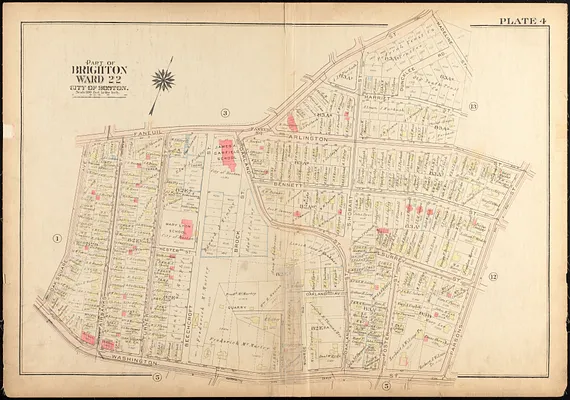 Atlas of the city of Boston, Brighton