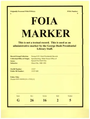 Florida GOP 4/20/90 [OA 4729] [1]