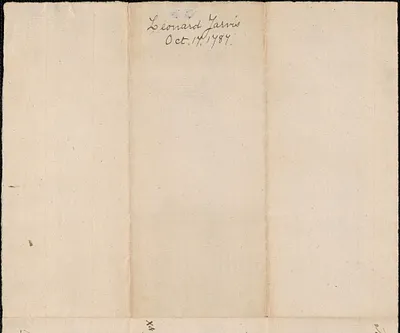 Leonard Jarvis, on behalf of the Committee for the Sale of Eastern Lands, to Nathaniel Wells, 17 October 1787