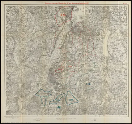 German military maneuvers near Stettin from September 3 to September 14, 1900