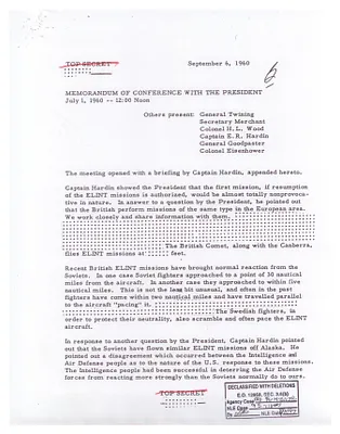 Memorandum of Conference with the President Authored by John S. D. Eisenhower