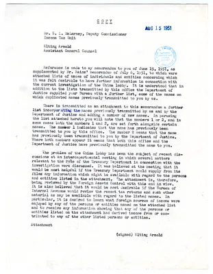 Memorandum to E. I. McLarney from Elting Arnold