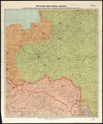 West-Russland angrenzende teile des Deutschen reiches und Österreich-Ungarn