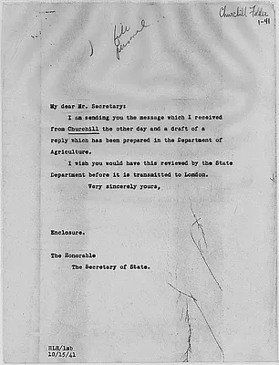 Franklin D. Roosevelt to Cordell Hull