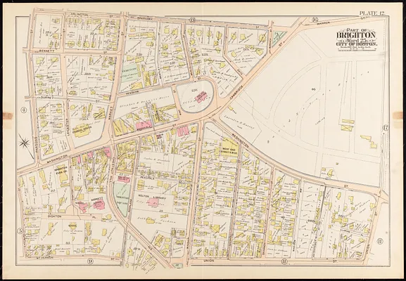 Atlas of the city of Boston, Brighton
