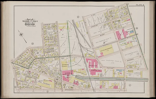 Atlas of the city of Cambridge, Massachusetts