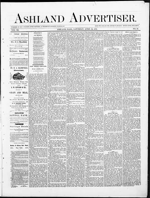 The Ashland Advertiser