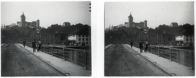 Munot Fortress from the Rhine River, 1910
