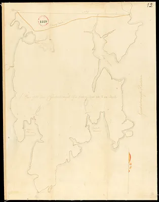Plan of Gouldsborough, surveyor's name not given, dated 1794-5.