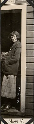 "Nina V." outside post laundry officer office, Marine base Quantico, VA