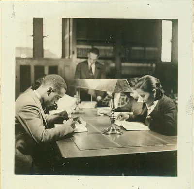 Fisk University, Students Studying in Library