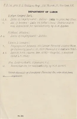 Deposition, no date