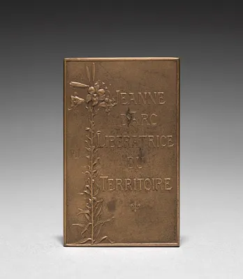 Medallion: Jeanne d'Arc (reverse)