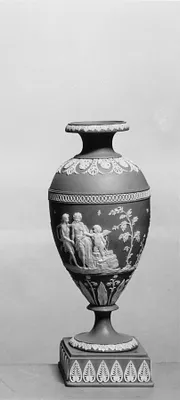 Vase with Apollo, a Nymph, and Cupid