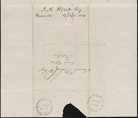 G. A. Street to Samuel Warner, 17 September 1851