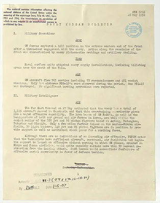 Memorandum, Daily Korean Bulletin