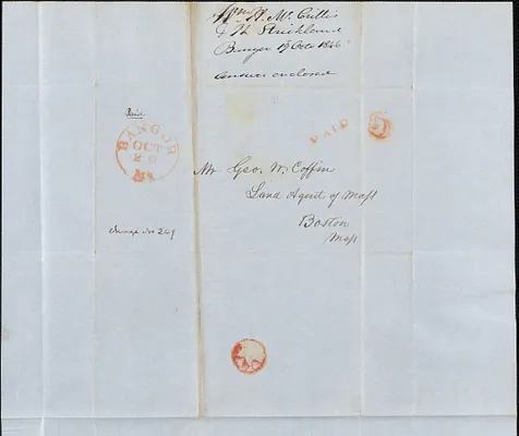 William McGrillis to George Coffin, 19 October 1846