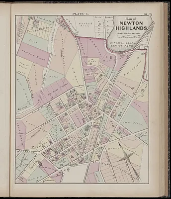 Atlas of the city of Newton, Middlesex Co., Massachusetts