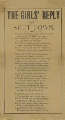 The girl's reply to the shut down