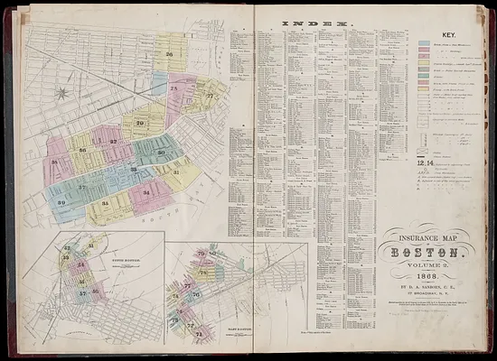 Insurance map of Boston