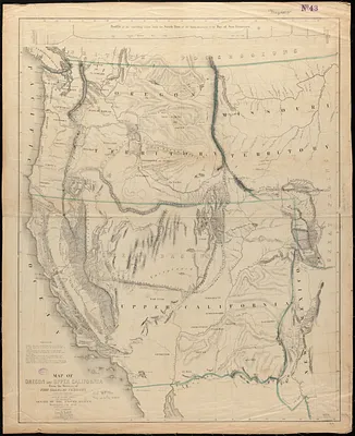 Map of Oregon and upper California, from the surveys of John Charles Frémont and other authorities