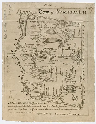 Plan of the town of Stratham