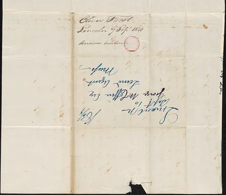 Oliver Frost to George Coffin, 7 September 1840