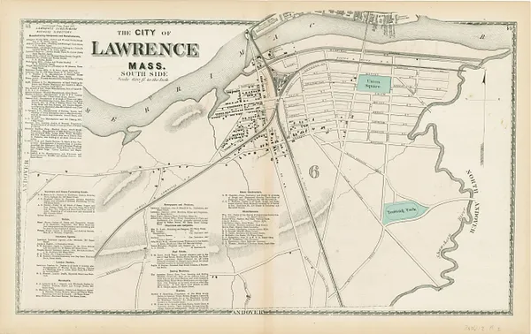 The city of Lawrence, Mass